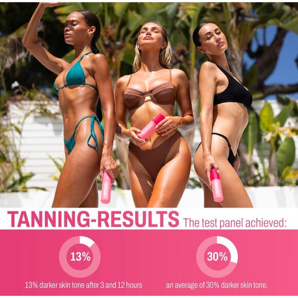 KOURTNEY KELLAR SELF TANNING MOUSSE BRAND NEW WITH TANNING MITT Shade Medium - Picture 4 of 6